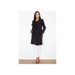 Płaszcz M408 Czarny. Czarne płaszcze damskie FIGL, s, bez wzorów, eleganckie. Za 249,00 zł.