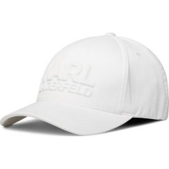 Czapka z daszkiem KARL LAGERFELD - 805618 501122 White 10. Białe czapki męskie KARL LAGERFELD, bez wzorów, z elastanu. Za 249,00 zł.