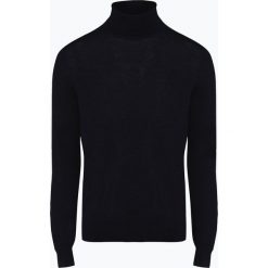 Tiger of Sweden - Sweter męski – Nevile, niebieski. Niebieskie swetry męskie marki Tiger of Sweden, m, bez wzorów, z bawełny, klasyczne, z golfem, bez kaptura. Za 579,95 zł.