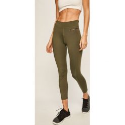 Tommy Sport - Legginsy. Zielone spodnie damskie s, z elastanu. W wyprzedaży za 179,90 zł.
