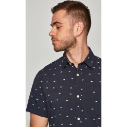 Jack & Jones - Koszula. Niebieskie koszule męskie Jack & Jones, s, bez wzorów, z bawełny, klasyczne, z klasycznym kołnierzykiem, z krótkim rękawem. W wyprzedaży za 79,90 zł.