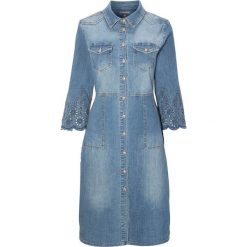 Cream Dżinsowa sukienka z haftem Rosita denim blue female niebieski S (36). Niebieskie sukienki damskie Cream, s, z haftami, z denimu, bez kołnierzyka, bez rękawów, dopasowane. W wyprzedaży za 469,00 zł.