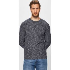 Tom Tailor Denim - Sweter. Niebieskie swetry męskie TOM TAILOR DENIM, xl, bez wzorów, z bawełny, z okrągłym kołnierzem, bez kaptura. W wyprzedaży za 139,90 zł.