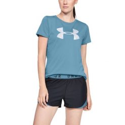 Under Armour Tech™ 2.0 Koszulka Niebieski. Niebieskie koszulki damskie Under Armour, xs, z nadrukiem, z poliesteru, bez kołnierzyka. Za 128,95 zł.