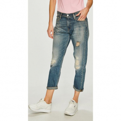 Calvin Klein Jeans - Jeansy CKJ 061. Niebieskie jeansy damskie marki Calvin Klein Jeans. Za 699,90 zł.