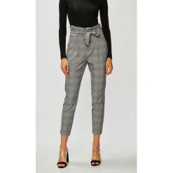 Vero Moda - Spodnie. Szare spodnie damskie Vero Moda, s, z haftami, z elastanu, casualowe. W wyprzedaży za 99,90 zł.