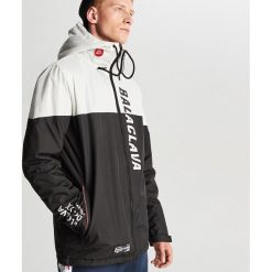 Sportowa kurtka z kapturem - Czarny. Czarne kurtki sportowe męskie Cropp, s, bez wzorów, z kapturem. Za 169,99 zł.