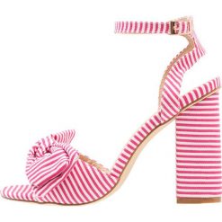 Rzymianki damskie: Glamorous Sandały na obcasie pink