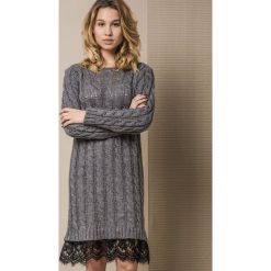 Kardigany damskie: SWETER LEMONADA Z DZIANINY SZARY