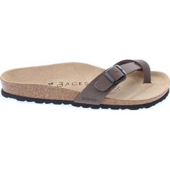 Buty damskie: Japonki w kolorze szarobrązowym
