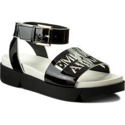 Rzymianki damskie: Sandały EMPORIO ARMANI - X3U063 XF161 00002 Nero