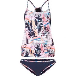 Tankini (2 części) bonprix z kolorowym nadrukiem. Różowe stroje kąpielowe damskie bonprix, z nadrukiem. Za 119,99 zł.