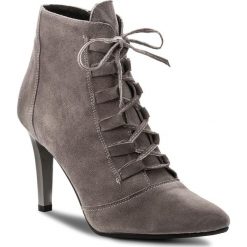 Botki OLEKSY - 483/458 Szary. Szare buty zimowe damskie Oleksy, ze skóry. W wyprzedaży za 249,00 zł.