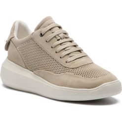 Sneakersy GEOX - D Rubidia A D84APA 00022 C6738 Lt Taupe. Brązowe półbuty damskie Geox, ze skóry. W wyprzedaży za 359,00 zł.