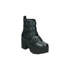 Botki Coolway NIOBE. Czarne botki damskie Coolway, bez obcasa, bez zapięcia. Za 263,69 zł.