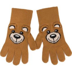 Rękawiczki Damskie MOSCHINO - 65177 M2126 003. Pomarańczowe rękawiczki damskie MOSCHINO, z wełny. Za 389,00 zł.