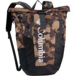 Plecak COLUMBIA - Convey 25L Rolltop Daypack 1715081 Camel Brown Ibex Camo 224. Pomarańczowe plecaki męskie Columbia, bez wzorów, z tworzywa sztucznego, sportowe. W wyprzedaży za 199,00 zł.