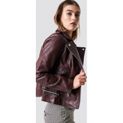 MANGO Kurtka Liz - Red,Burgundy. Czerwone kurtki damskie Mango. Za 202,95 zł.
