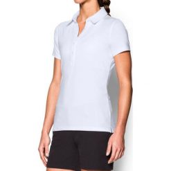 Under Armour Koszulka damska Zinger Polo biała r. S (1272336-100). Białe topy sportowe damskie marki Under Armour, s, polo. Za 126,68 zł.