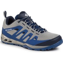 Trekkingi COLUMBIA - Vapor Vent BM4524 Steam/Royal 088. Szare trapery męskie Columbia, ze skóry ekologicznej, bez zapięcia, trekkingowe. Za 339,00 zł.