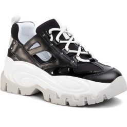 Sneakersy LIU JO - Wave 02 BA0025 TX094 Black 22222. Czarne półbuty damskie Liu Jo, ze skóry ekologicznej. Za 739,00 zł.