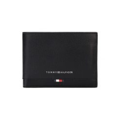 Tommy Hilfiger Business Portfel Czarny. Czarne portfele męskie TOMMY HILFIGER, bez wzorów, ze skóry. Za 376,95 zł.