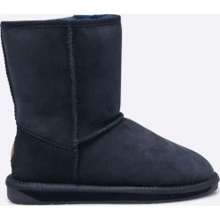 Emu Australia - Botki Stinger. Czarne buty zimowe damskie marki EMU Australia, z materiału, z okrągłym noskiem, na obcasie. Za 769,90 zł.