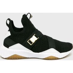 Puma - Buty Defy Mid Varsity. Czarne buty sportowe damskie marki Puma, bez wzorów, z materiału, sportowe. W wyprzedaży za 429,90 zł.