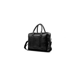 Elegancka skórzana męska torba ramię Solier ABERDEEN SL02. Brązowe torby na laptopa marki Solier, w paski, ze skóry. Za 449,00 zł.