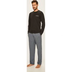 Calvin Klein Underwear - Piżama. Szare piżamy męskie Calvin Klein Underwear, s, z nadrukiem, z elastanu, bez rękawów. W wyprzedaży za 249,90 zł.