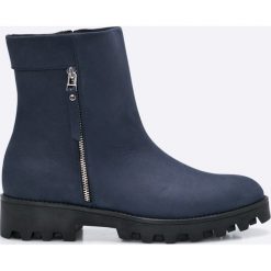 Gino Rossi - Botki Sumi. Szare buty zimowe damskie Gino Rossi, z materiału, na obcasie. W wyprzedaży za 249,90 zł.