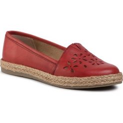 Espadryle LASOCKI - WI16-SPAROW-03 Red. Czerwone espadryle damskie Lasocki, bez wzorów, ze skóry, bez obcasa, na płaskiej podeszwie. Za 159,99 zł.