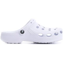 Białe Klapki Glassy. Białe kapcie męskie Born2be, w paski. Za 39,99 zł.