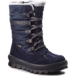 Śniegowce SUPERFIT - GORE-TEX 3-09217-80 M Blau. Niebieskie śniegowce dziewczęce Superfit, bez zapięcia. W wyprzedaży za 259,00 zł.