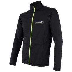 Sensor Profi kurtka męska Black XL. Czarne kurtki sportowe męskie Sensor, xl, bez wzorów, z elastanu, bez kaptura. W wyprzedaży za 329,00 zł.