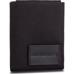 Duży Portfel Męski CALVIN KLEIN JEANS - Sport Essentials Patch Billfold K50K504546 001. Czarne portfele męskie Calvin Klein Jeans, bez wzorów, z jeansu. Za 139,00 zł.