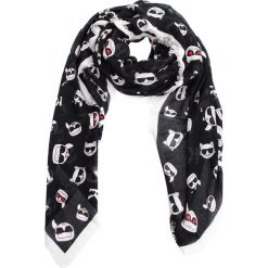 Chusta KARL LAGERFELD - 86KW3304 Black. Czarne chusty damskie KARL LAGERFELD, z kaszmiru. Za 429,00 zł.