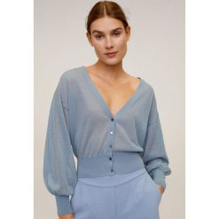 Mango - Sweter Adana. Niebieskie swetry damskie Mango, s, bez wzorów, z poliesteru, bez rękawów, bez kaptura. Za 119,90 zł.