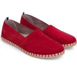 Tomsy damskie: Woox Skórzane Espadryle Damskie | Karminowe Via Purpurea – 39 – 39 – 8595564787624