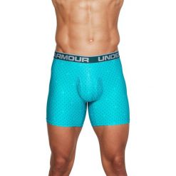 Bokserki męskie: Under Armour Bokserki męskie Original 6in 2 Pack Novlt niebieskie i szare r. XL (1299994-716)