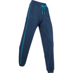 Spodnie sportowe, długie, Level 1 bonprix ciemnoniebieski melanż. Niebieskie spodnie sportowe damskie bonprix. Za 79,99 zł.