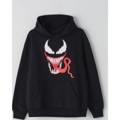 Bluza kangurka Marvel -. Bluzy damskie Cropp, s, z motywem z bajki, bez rękawów, bez kaptura. Za 99,99 zł.
