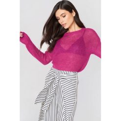 Swetry oversize damskie: Gestuz Sweter Molly – Pink