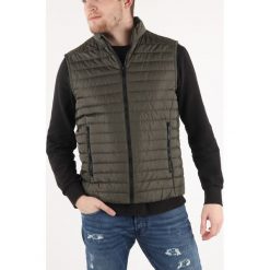 Geox Wilmer Kamizelka Zielony. Zielone płaszcze męskie Geox, na wiosnę, xl, bez wzorów, z materiału, bez kaptura. Za 567,95 zł.