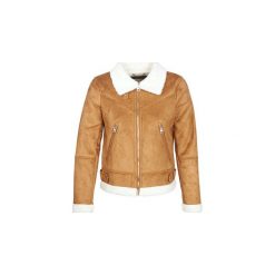Kurtki skórzane Vero Moda VMANAIS. Pomarańczowe kurtki damskie marki Vero Moda, xs, bez wzorów, bez kaptura. Za 215,20 zł.