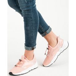 OBUWIE SPORTOWE. Różowe buty sportowe damskie Merg, bez wzorów, sportowe. Za 49,90 zł.