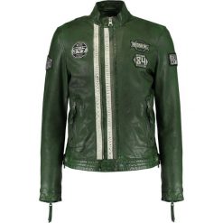 Kurtki męskie bomber: Redskins REESE CALISTA Kurtka skórzana racing green/ice
