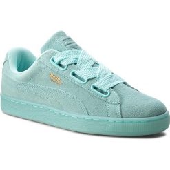 Sneakersy PUMA - Suede Heart Reset Wn's 363229 01 Aruba Blue/Aruba Blue. Zielone półbuty damskie Puma, na co dzień, bez wzorów, ze skóry, bez obcasa, na płaskiej podeszwie, bez zapięcia. W wyprzedaży za 159,99 zł.
