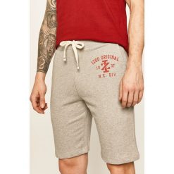 Izod - Szorty. Niebieskie spodenki i szorty męskie IZOD, xl, z nadrukiem, z bawełny, casualowe. W wyprzedaży za 89,90 zł.