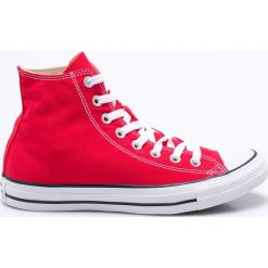 Converse - Trampki. Czerwone trampki męskie marki Converse, z materiału, na sznurówki. W wyprzedaży za 259,90 zł.